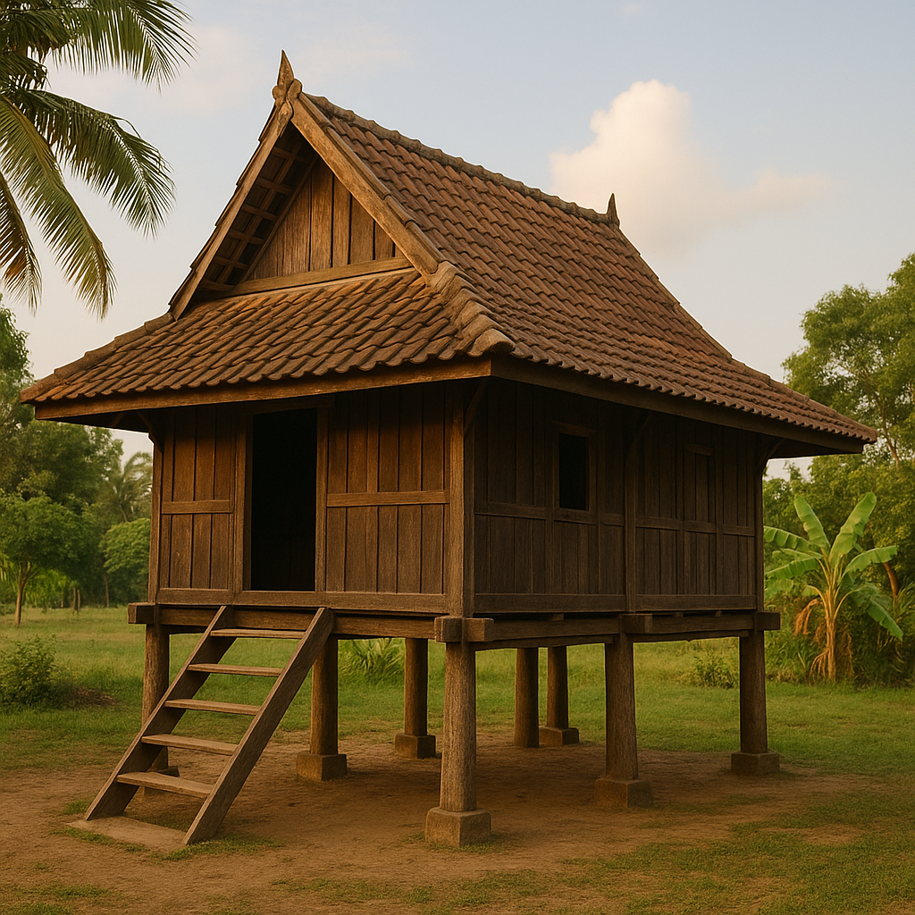 Maisons sur pilotis en Asie du Sud-Est maison en bois sur pilotis